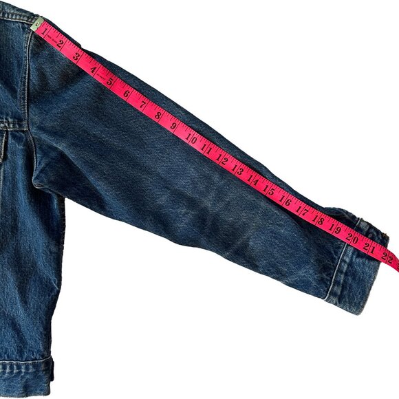 Levis Dark Denim Jean Jacket - Picture 8 of 9